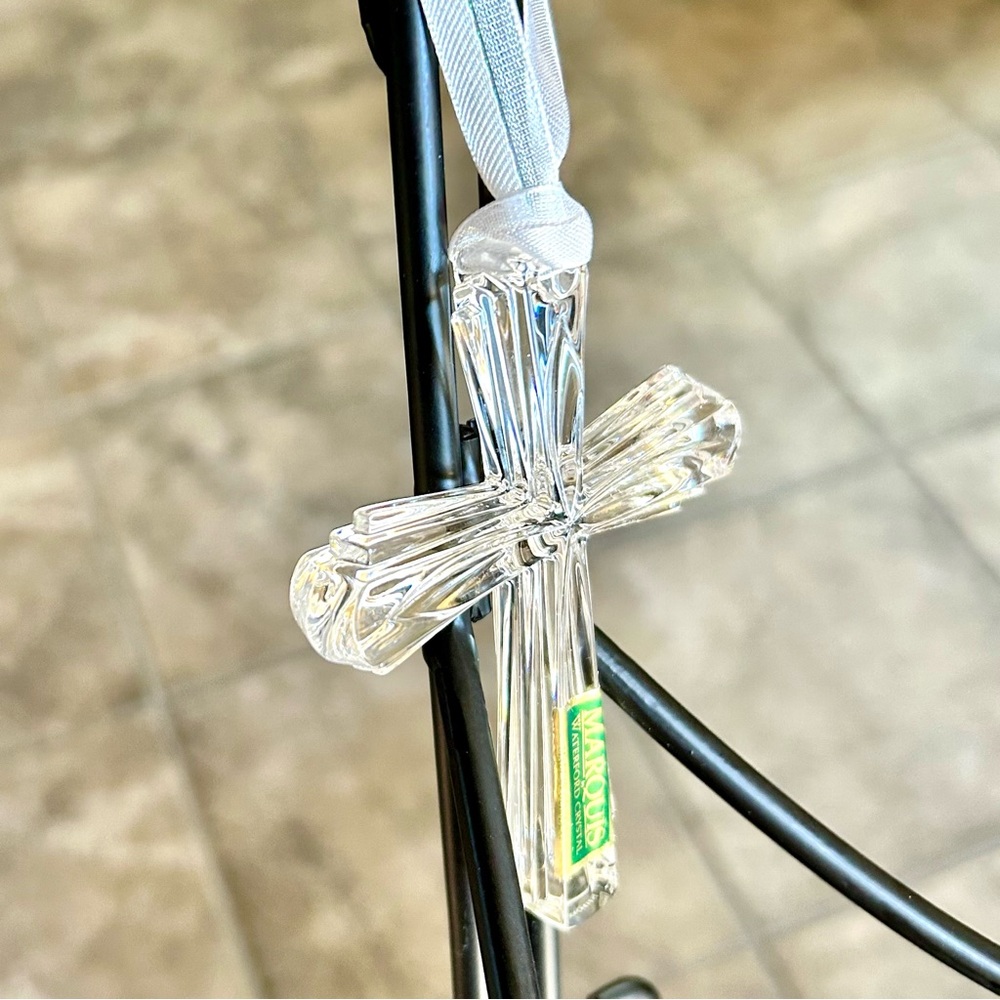 Waterford Ornament, Marquis Crystal Cross, Made in Germany - Picture 6 of 6